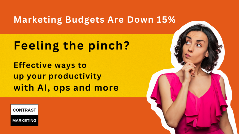 Feeling the Pinch in Marketing?
